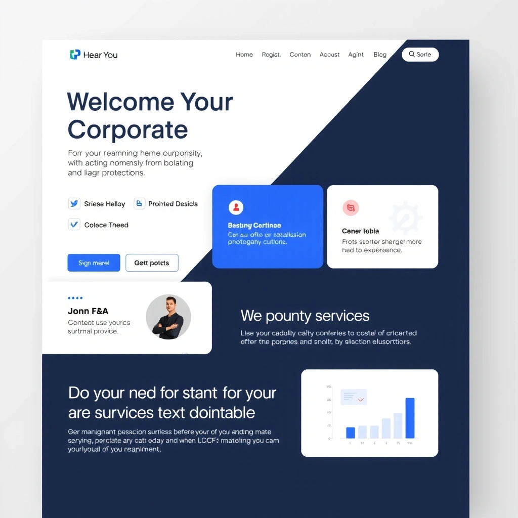 Corporate Website Redesign for TechCorp